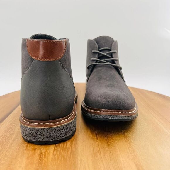 Vance Co. Orson Men’s Suede Chukka Boot In Dark Gray Size 10 - Picture 13 of 16